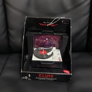 Elvis Presley Animated Ornament with Music and Lights " Viva Las Vegas"
